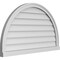 Ekena Millwork Round Top Surface Mount PVC Gable Vent w/ 2"W x 2"P Brickmould Sill Frame, 40"W x 24"H GVPRT40X2403SN - alternate 2